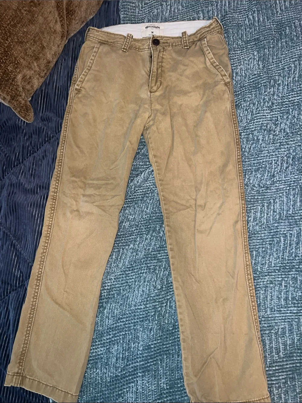 Abercrombie & Fitch Kids Tan Chinos(14)